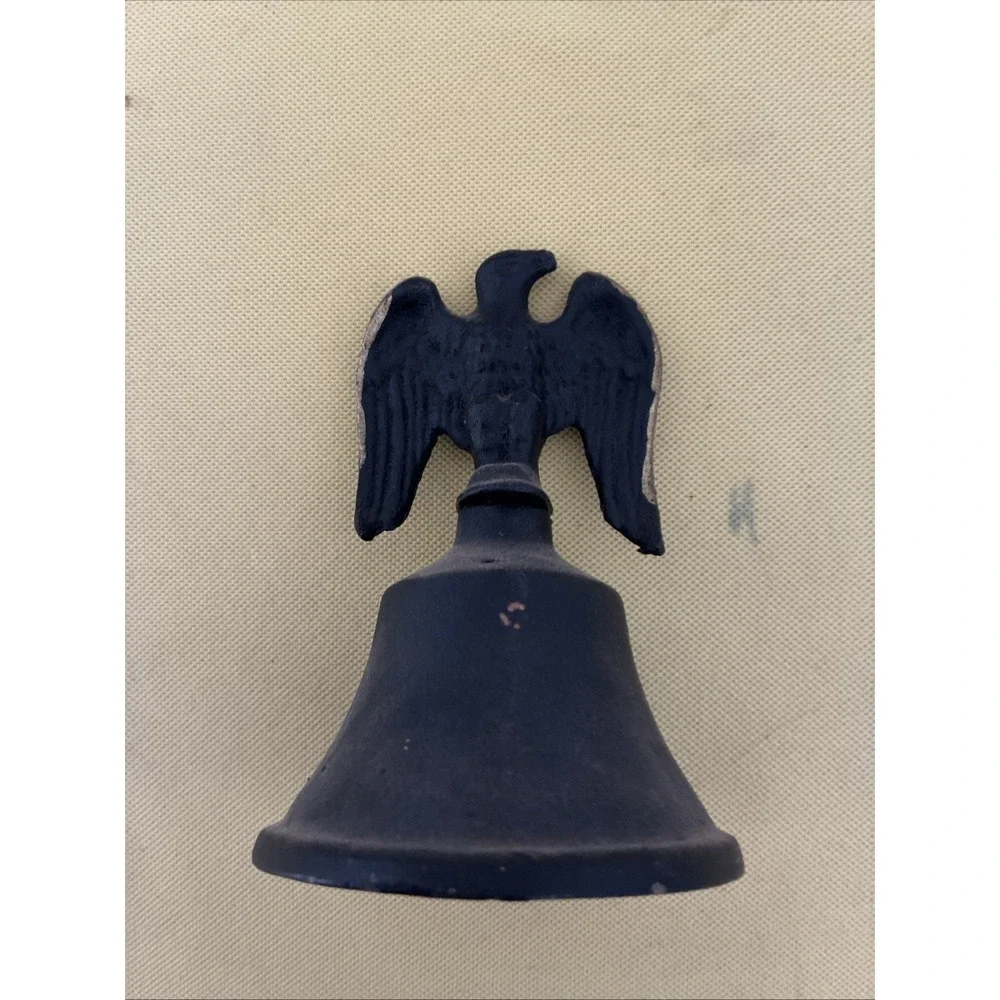 Cast Iron Eagle Bell Vtg 5 Inches